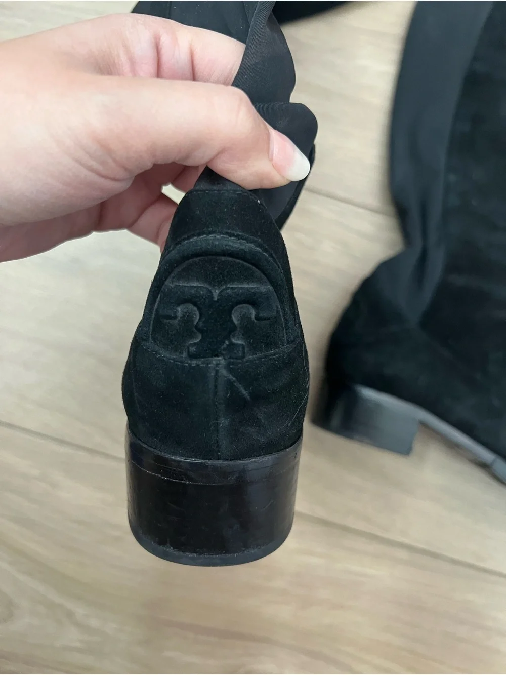 Tory Burch Caitlin over-the-knee suede boots
